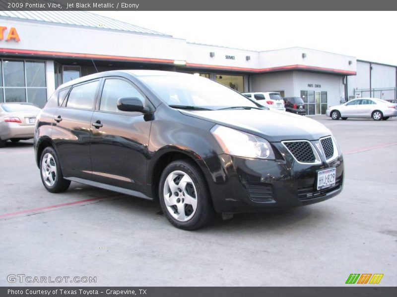 Jet Black Metallic / Ebony 2009 Pontiac Vibe