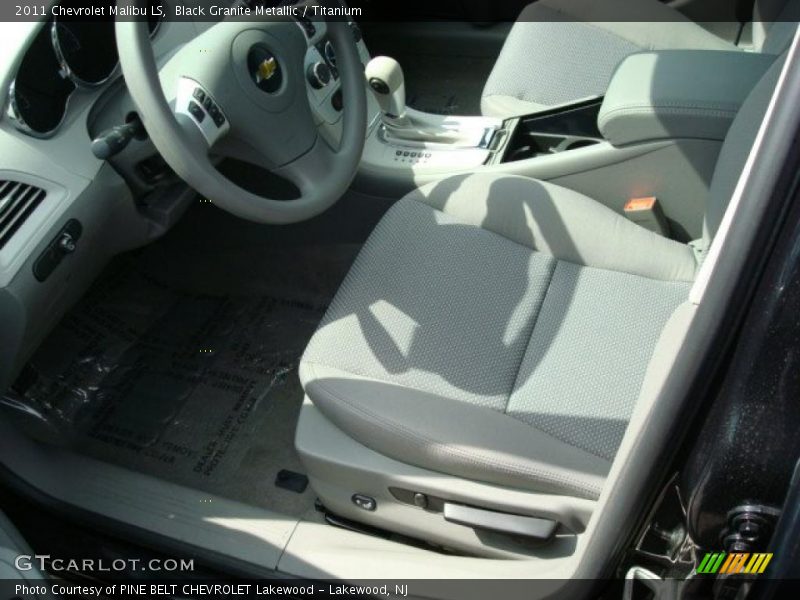 Black Granite Metallic / Titanium 2011 Chevrolet Malibu LS