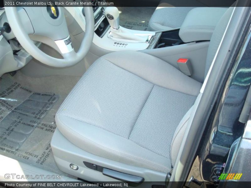 Black Granite Metallic / Titanium 2011 Chevrolet Malibu LS