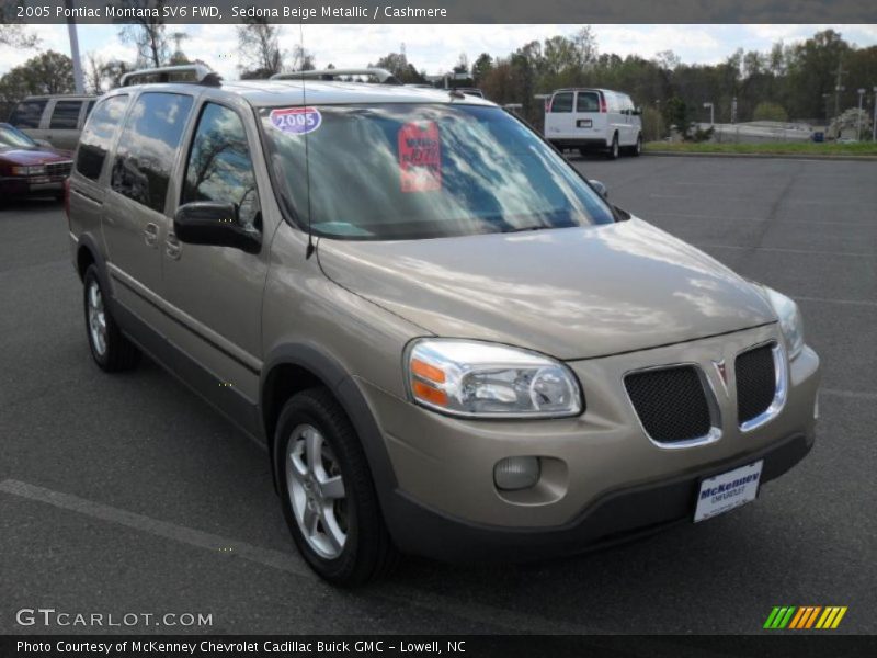 Sedona Beige Metallic / Cashmere 2005 Pontiac Montana SV6 FWD