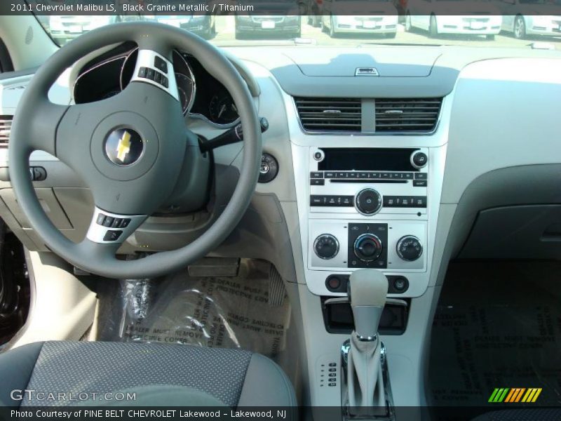 Black Granite Metallic / Titanium 2011 Chevrolet Malibu LS