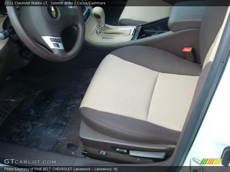 Summit White / Cocoa/Cashmere 2011 Chevrolet Malibu LT