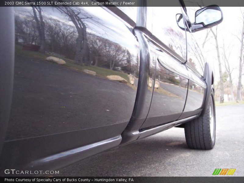 Carbon Metallic / Pewter 2003 GMC Sierra 1500 SLT Extended Cab 4x4