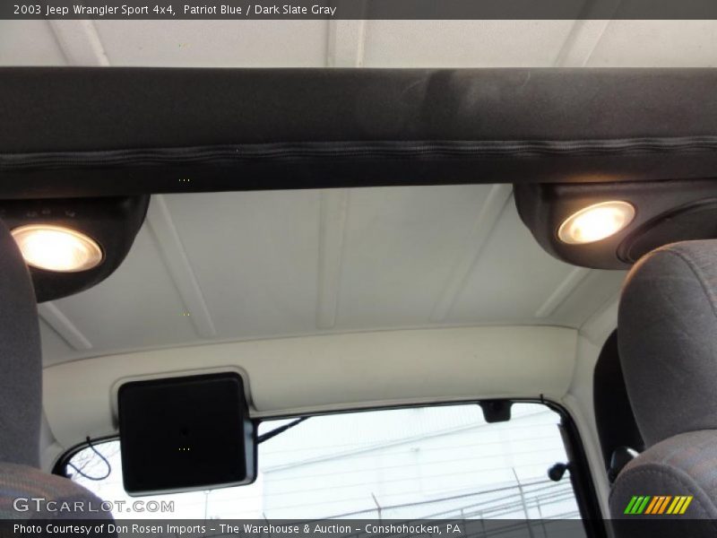 Patriot Blue / Dark Slate Gray 2003 Jeep Wrangler Sport 4x4