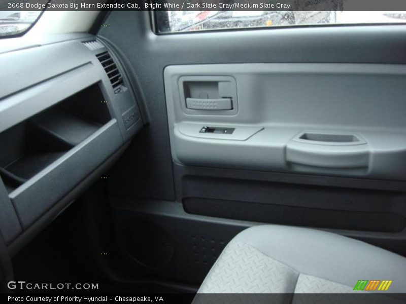 Bright White / Dark Slate Gray/Medium Slate Gray 2008 Dodge Dakota Big Horn Extended Cab