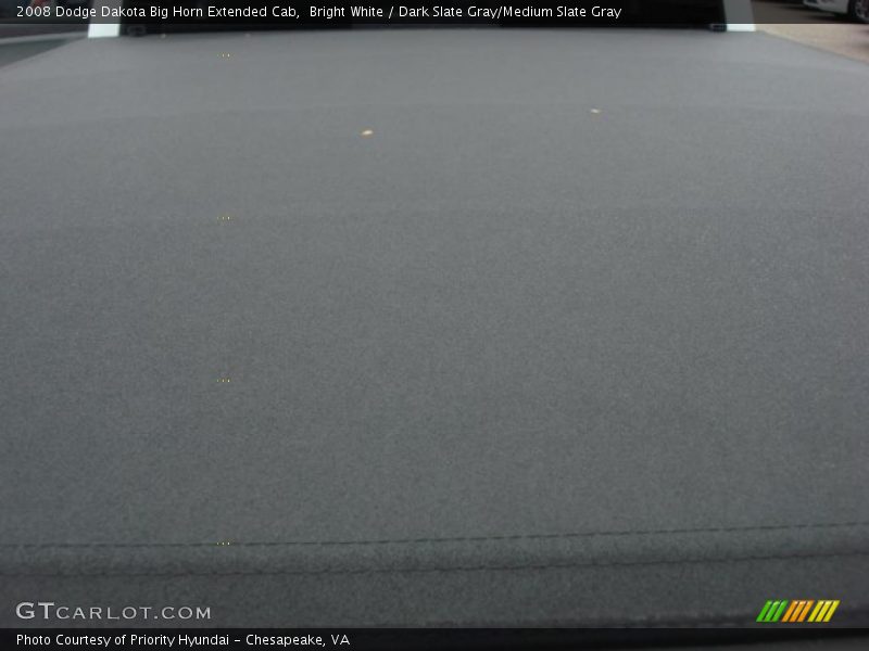 Bright White / Dark Slate Gray/Medium Slate Gray 2008 Dodge Dakota Big Horn Extended Cab