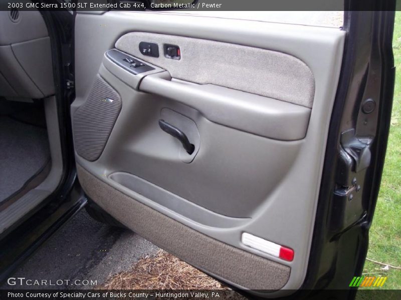 Carbon Metallic / Pewter 2003 GMC Sierra 1500 SLT Extended Cab 4x4