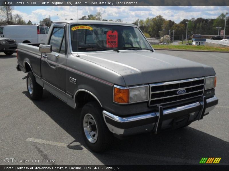 Front 3/4 View of 1990 F150 XLT Lariat Regular Cab