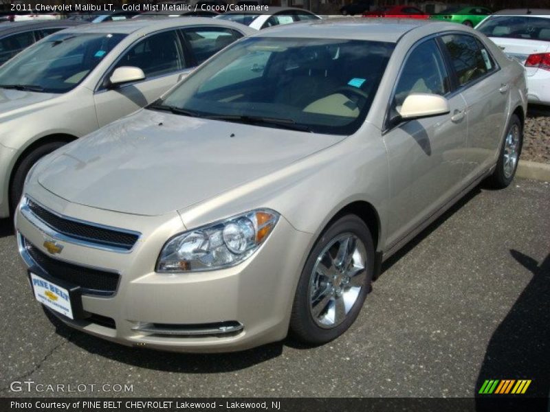 Gold Mist Metallic / Cocoa/Cashmere 2011 Chevrolet Malibu LT