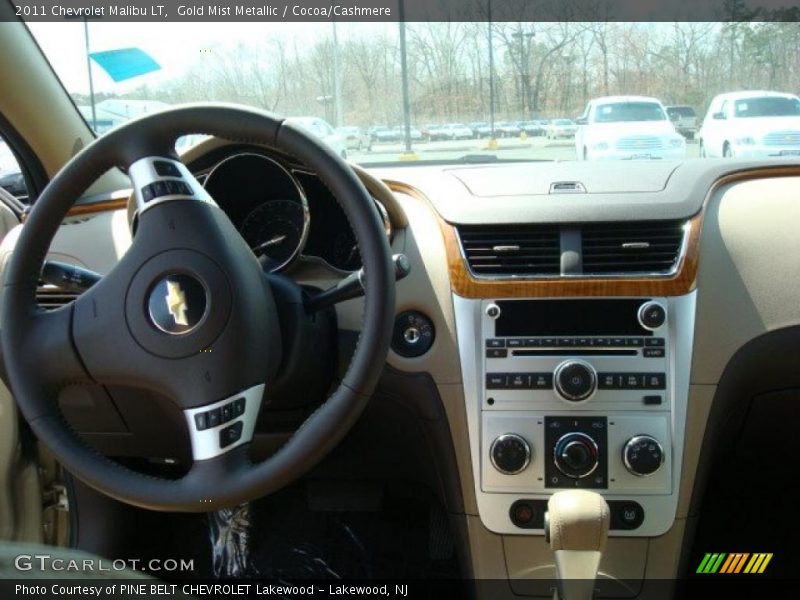 Gold Mist Metallic / Cocoa/Cashmere 2011 Chevrolet Malibu LT