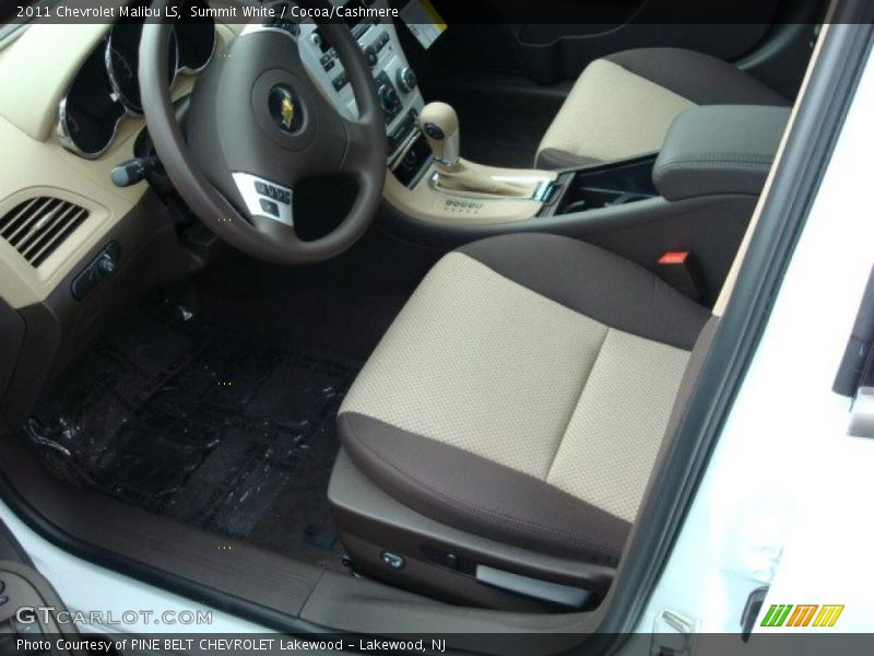 Summit White / Cocoa/Cashmere 2011 Chevrolet Malibu LS