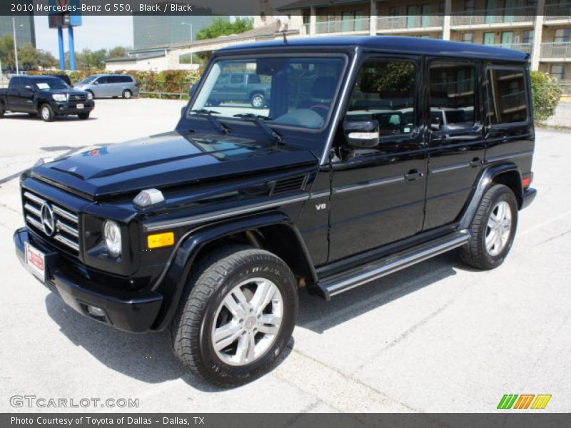 Black / Black 2010 Mercedes-Benz G 550