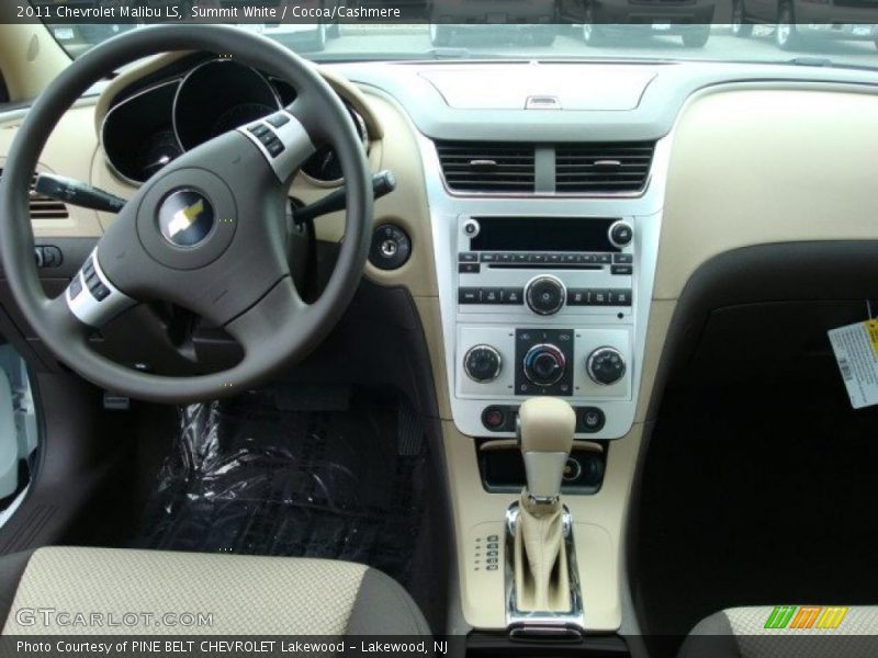 Summit White / Cocoa/Cashmere 2011 Chevrolet Malibu LS