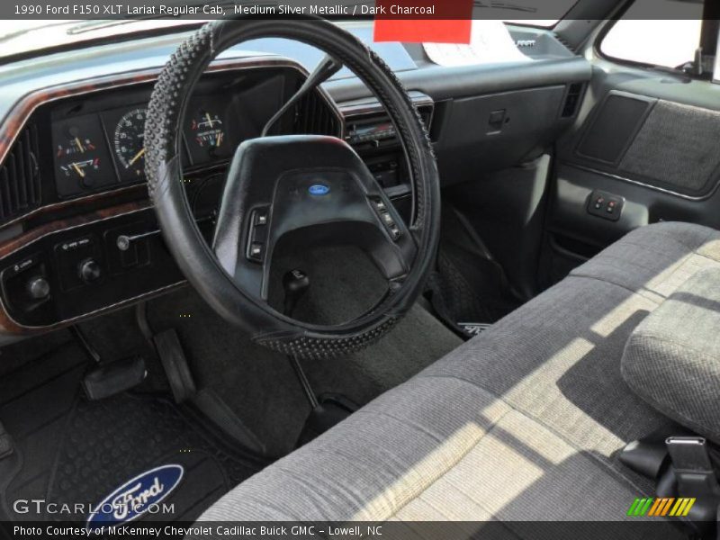  1990 F150 XLT Lariat Regular Cab Dark Charcoal Interior