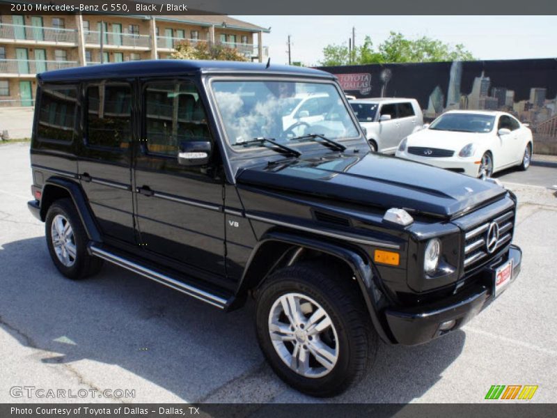 Black / Black 2010 Mercedes-Benz G 550