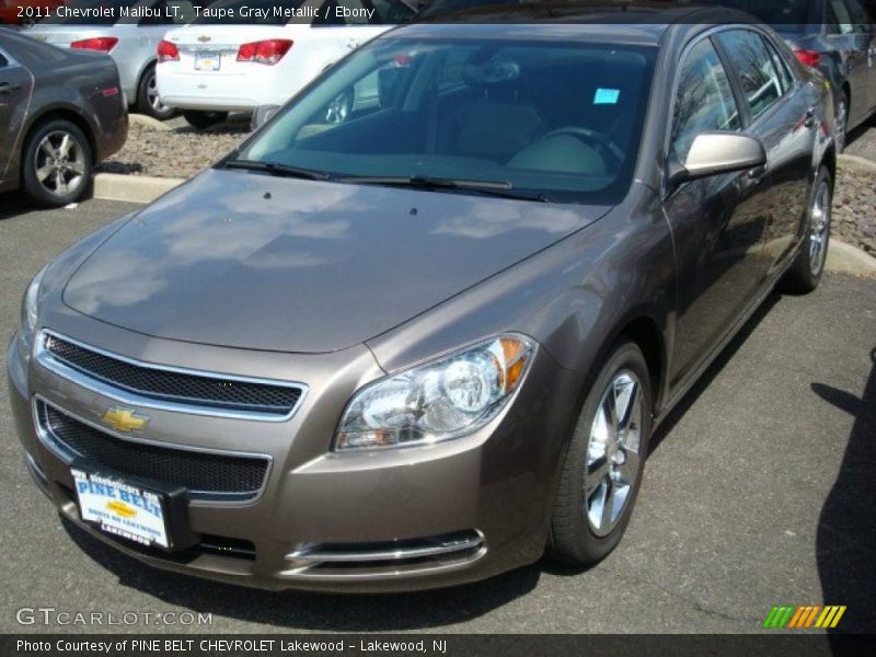 Taupe Gray Metallic / Ebony 2011 Chevrolet Malibu LT