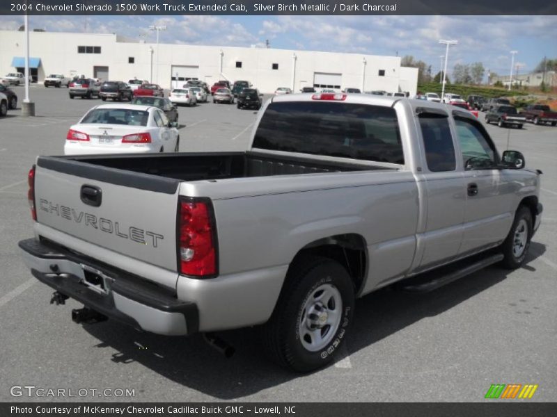 Silver Birch Metallic / Dark Charcoal 2004 Chevrolet Silverado 1500 Work Truck Extended Cab