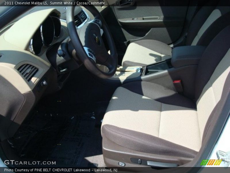 Summit White / Cocoa/Cashmere 2011 Chevrolet Malibu LS
