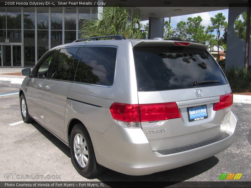 Silver Pearl Metallic / Gray 2008 Honda Odyssey EX-L