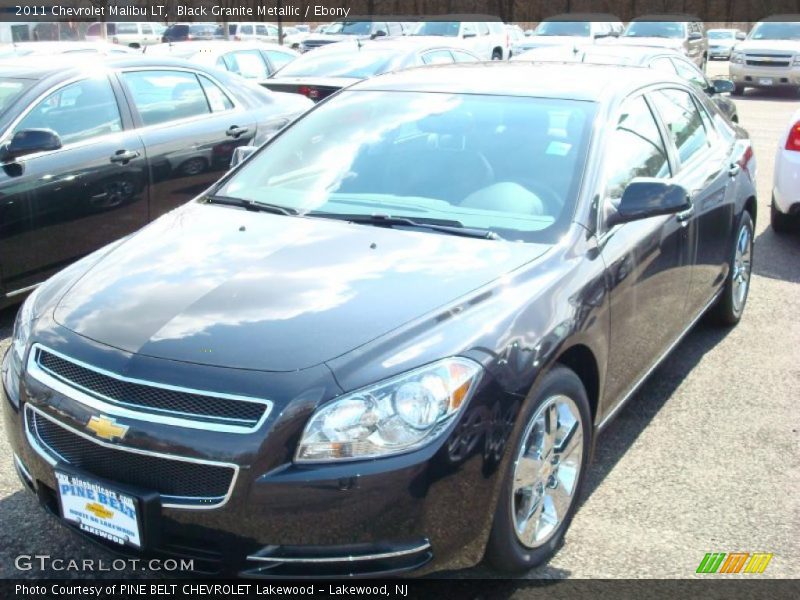 Black Granite Metallic / Ebony 2011 Chevrolet Malibu LT