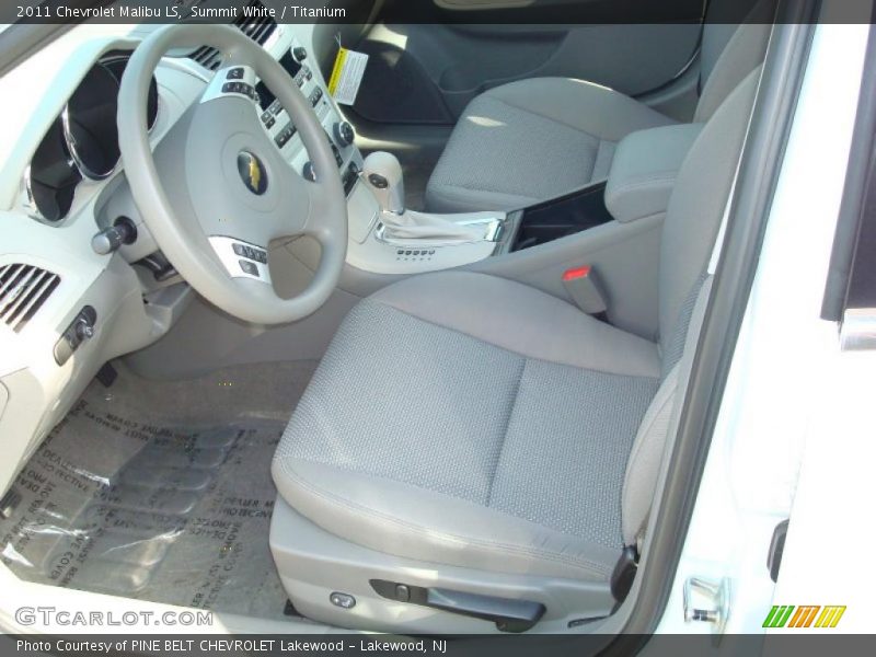 Summit White / Titanium 2011 Chevrolet Malibu LS