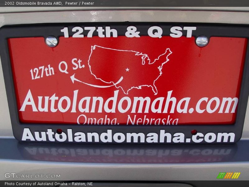 Pewter / Pewter 2002 Oldsmobile Bravada AWD