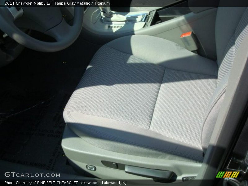 Taupe Gray Metallic / Titanium 2011 Chevrolet Malibu LS