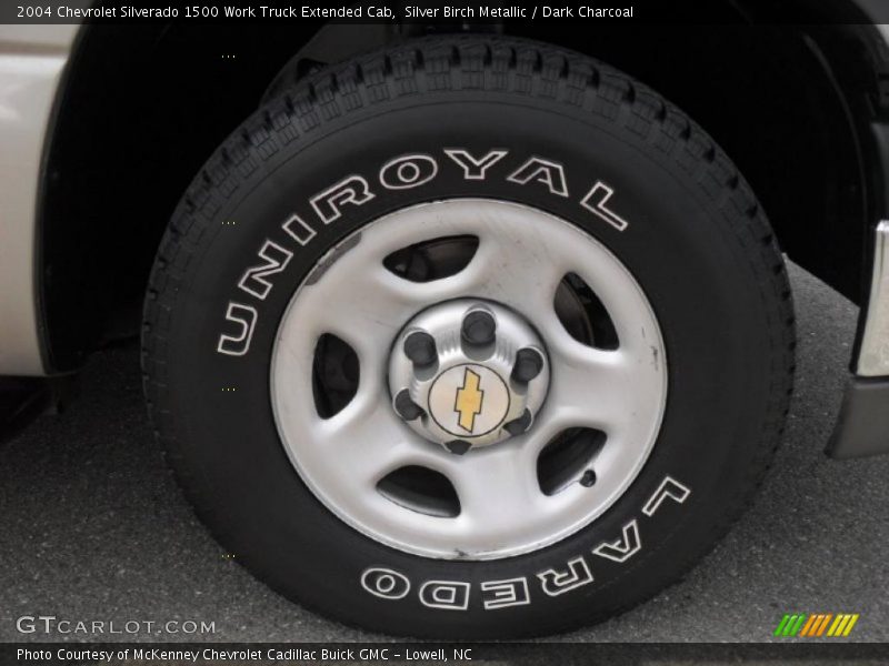 Silver Birch Metallic / Dark Charcoal 2004 Chevrolet Silverado 1500 Work Truck Extended Cab