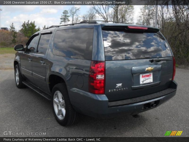 Blue Granite Metallic / Light Titanium/Dark Titanium 2008 Chevrolet Suburban 1500 LT