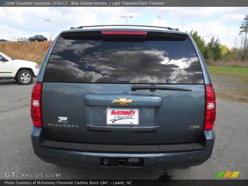 Blue Granite Metallic / Light Titanium/Dark Titanium 2008 Chevrolet Suburban 1500 LT
