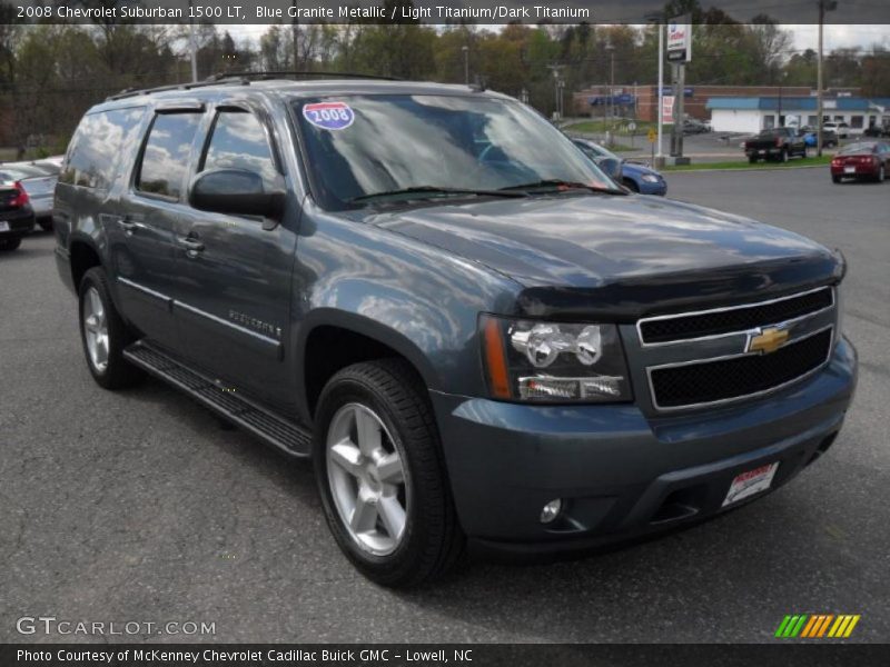 Blue Granite Metallic / Light Titanium/Dark Titanium 2008 Chevrolet Suburban 1500 LT