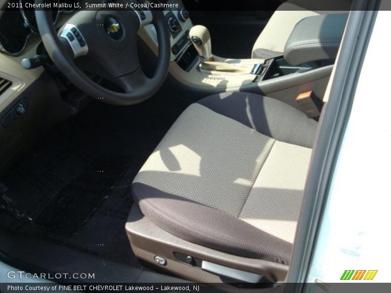 Summit White / Cocoa/Cashmere 2011 Chevrolet Malibu LS