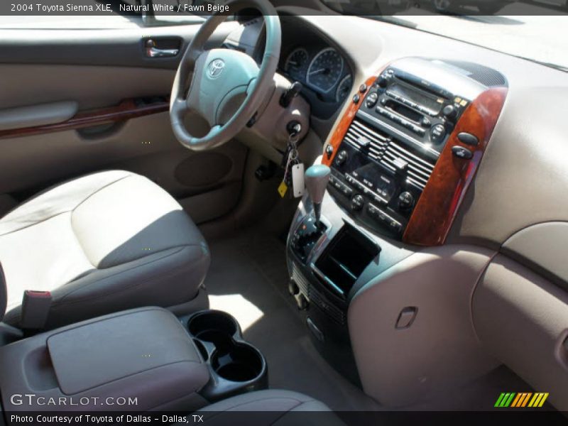 Natural White / Fawn Beige 2004 Toyota Sienna XLE