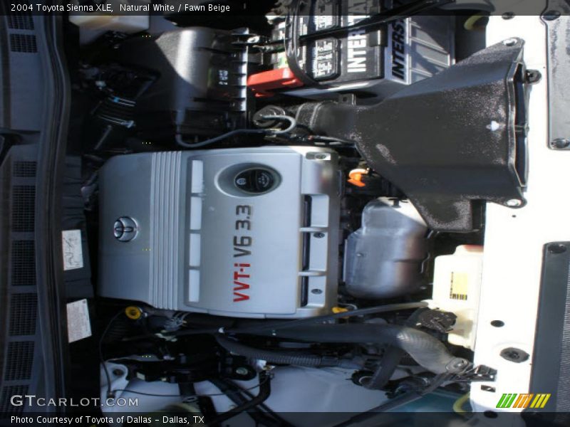 Natural White / Fawn Beige 2004 Toyota Sienna XLE