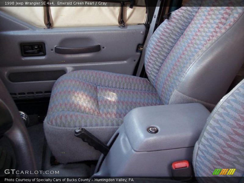 Emerald Green Pearl / Gray 1998 Jeep Wrangler SE 4x4