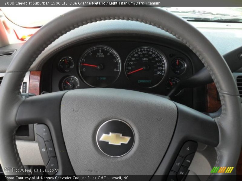 Blue Granite Metallic / Light Titanium/Dark Titanium 2008 Chevrolet Suburban 1500 LT