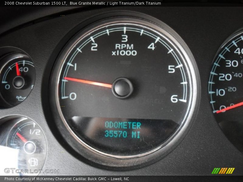 Blue Granite Metallic / Light Titanium/Dark Titanium 2008 Chevrolet Suburban 1500 LT