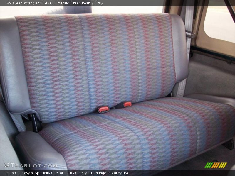 Emerald Green Pearl / Gray 1998 Jeep Wrangler SE 4x4