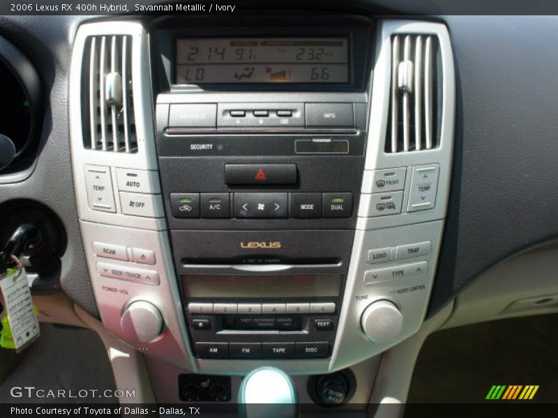 Savannah Metallic / Ivory 2006 Lexus RX 400h Hybrid