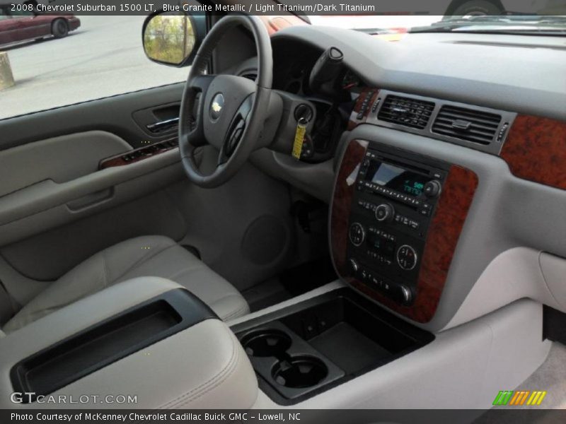 Blue Granite Metallic / Light Titanium/Dark Titanium 2008 Chevrolet Suburban 1500 LT