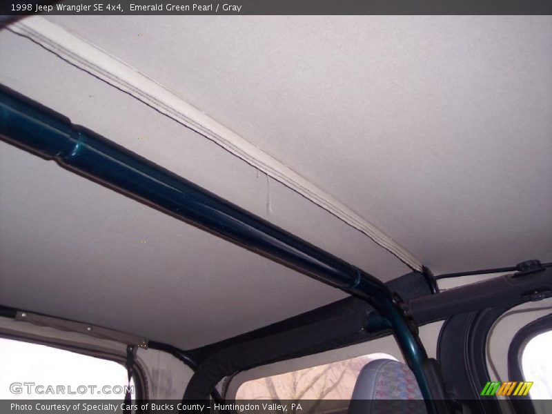 Emerald Green Pearl / Gray 1998 Jeep Wrangler SE 4x4