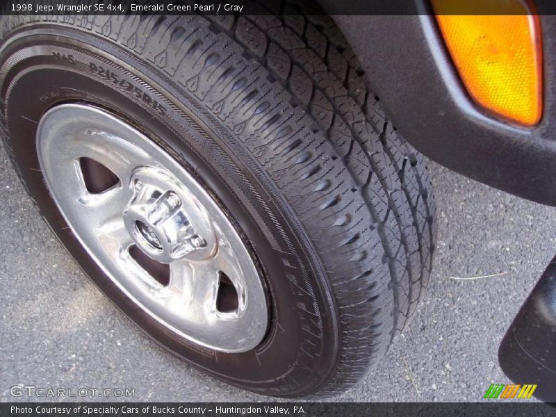 Emerald Green Pearl / Gray 1998 Jeep Wrangler SE 4x4