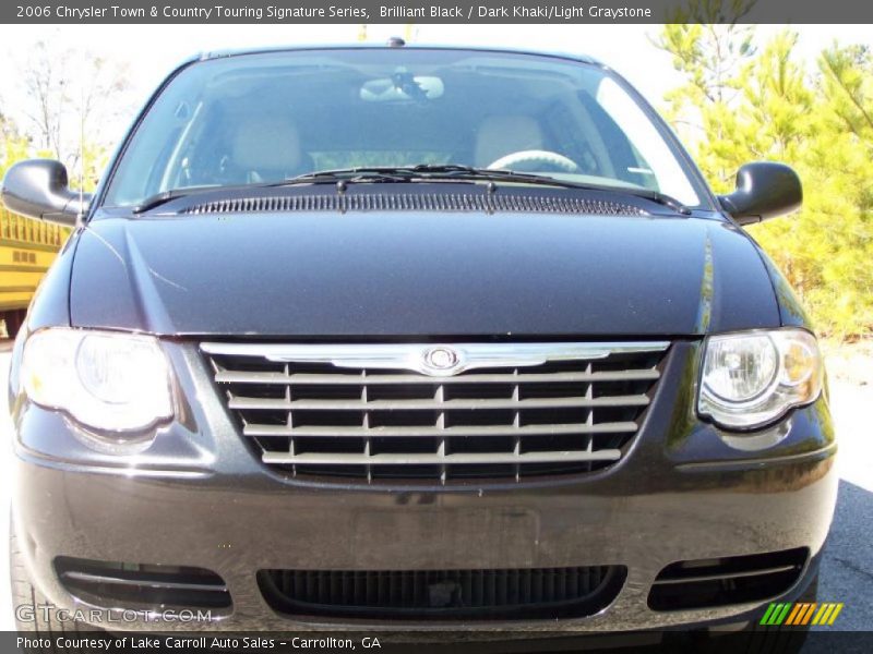 Brilliant Black / Dark Khaki/Light Graystone 2006 Chrysler Town & Country Touring Signature Series