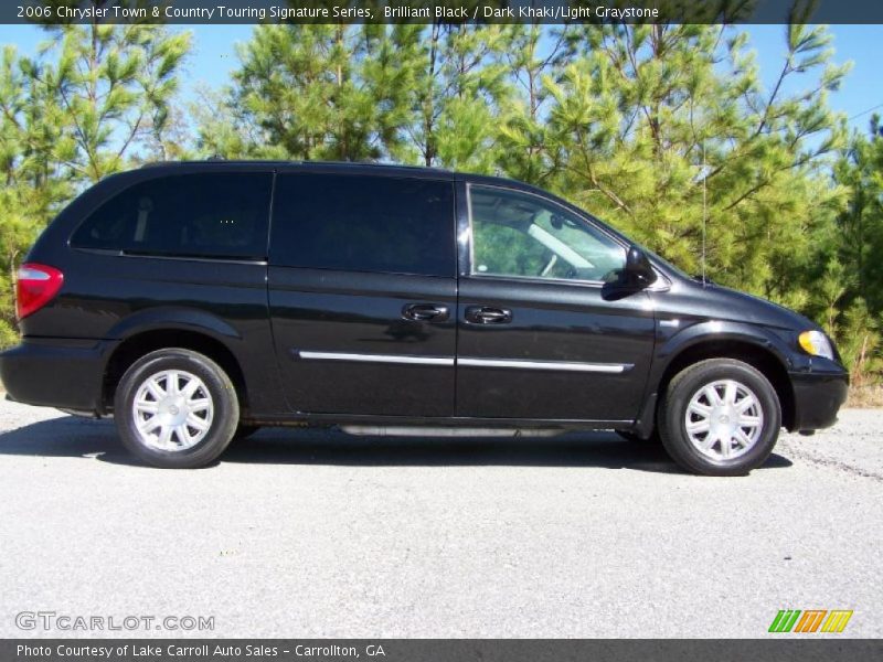 Brilliant Black / Dark Khaki/Light Graystone 2006 Chrysler Town & Country Touring Signature Series