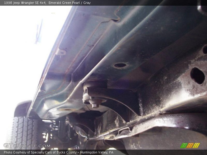 Emerald Green Pearl / Gray 1998 Jeep Wrangler SE 4x4