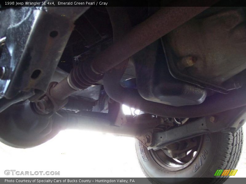 Emerald Green Pearl / Gray 1998 Jeep Wrangler SE 4x4