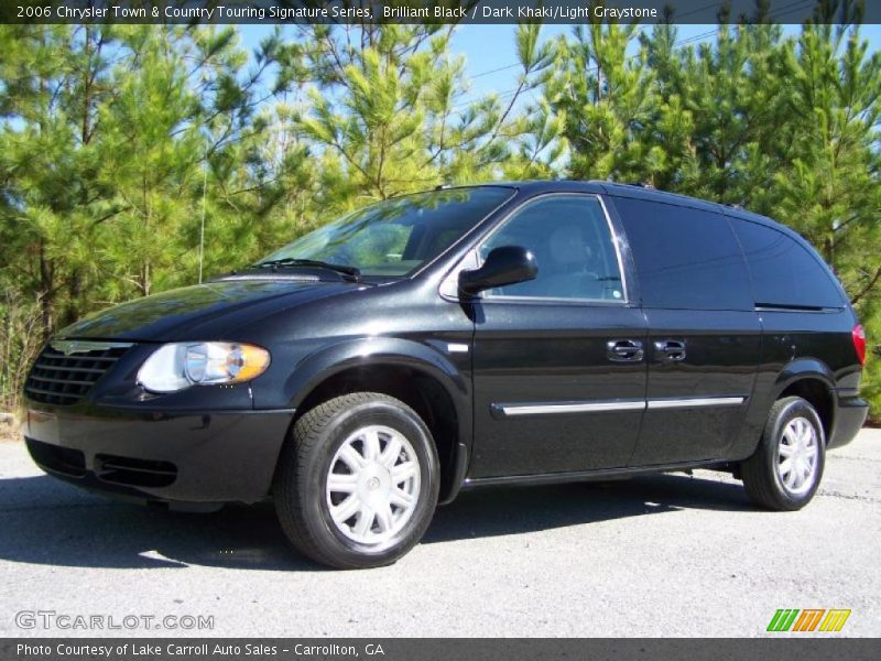 Brilliant Black / Dark Khaki/Light Graystone 2006 Chrysler Town & Country Touring Signature Series