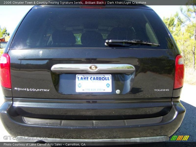 Brilliant Black / Dark Khaki/Light Graystone 2006 Chrysler Town & Country Touring Signature Series