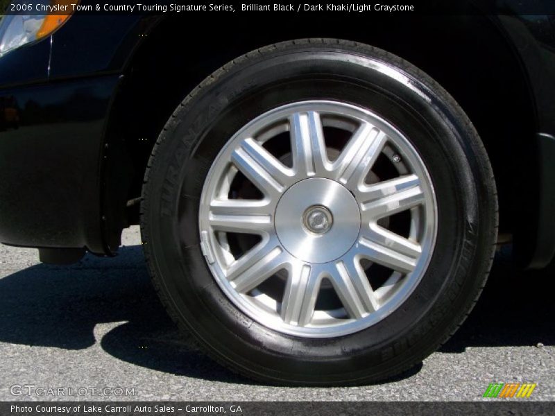 Brilliant Black / Dark Khaki/Light Graystone 2006 Chrysler Town & Country Touring Signature Series