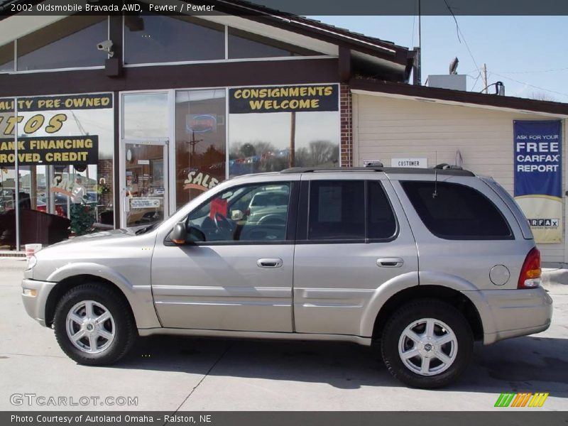 Pewter / Pewter 2002 Oldsmobile Bravada AWD